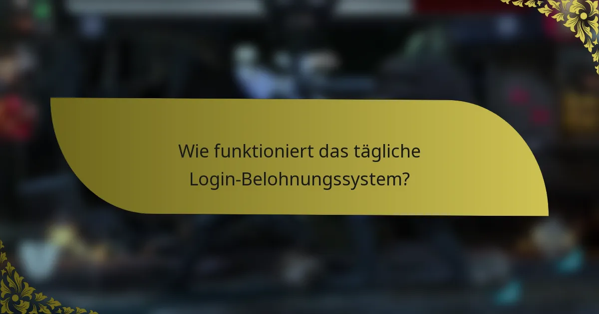 Wie funktioniert das tägliche Login-Belohnungssystem?